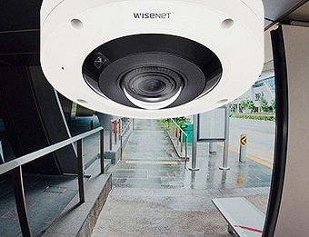 techwin hanwha fisheye wisenet
