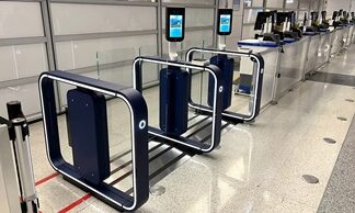 New airport Speedgate supports faster touchless movement
