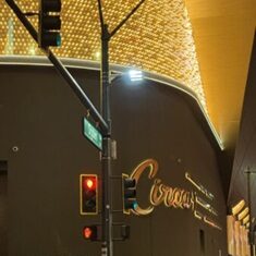 ISS SecurOS Soffit enhances Las Vegas pedestrian safety